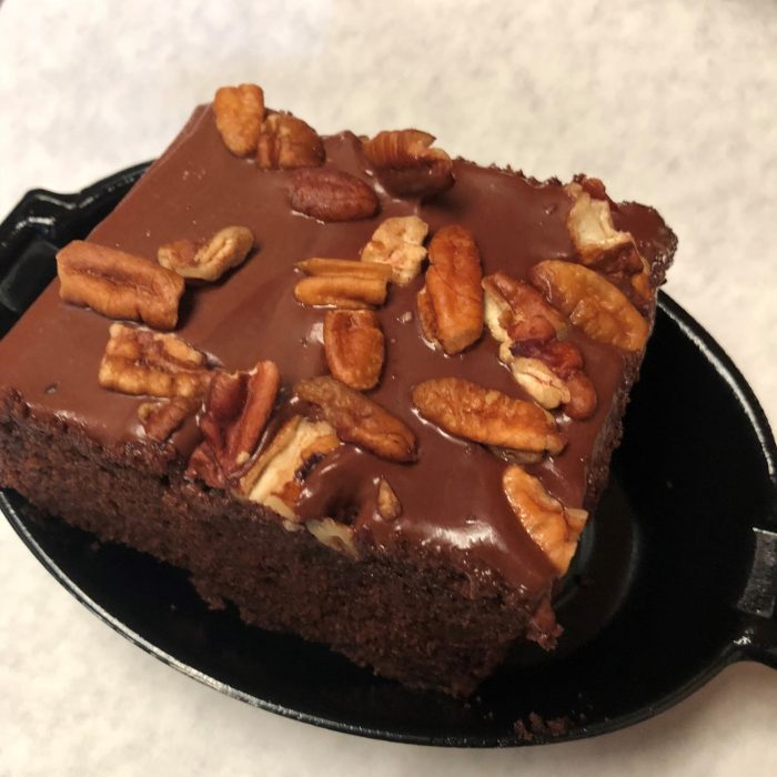 Texas Chocolate Brownie Cake