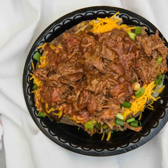 Full Baked Potato with Meat