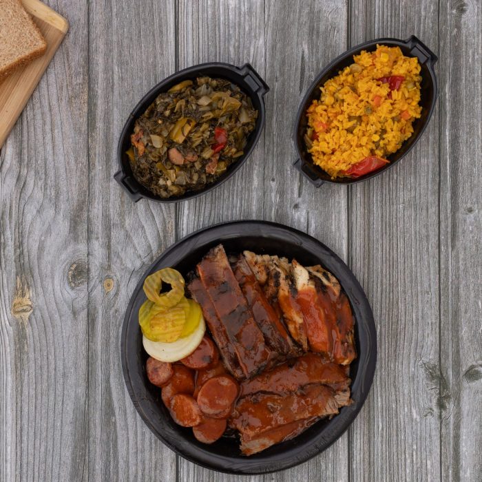 4 Meat Dinner Plate (Large Portion)